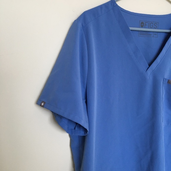 Figs scrub shirt blue size XXL - Picture 4 of 6